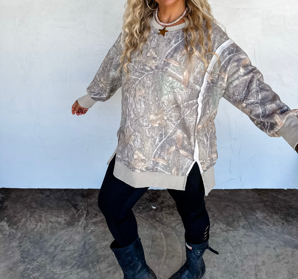 CAMO CLASSIC CREW PULLOVER