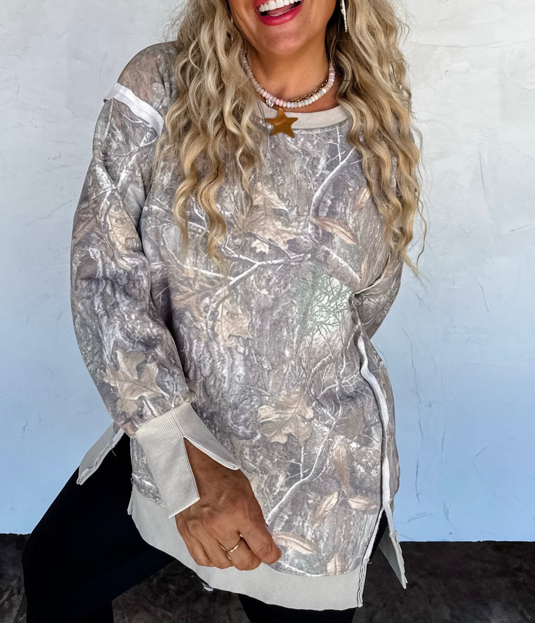 CAMO CLASSIC CREW PULLOVER