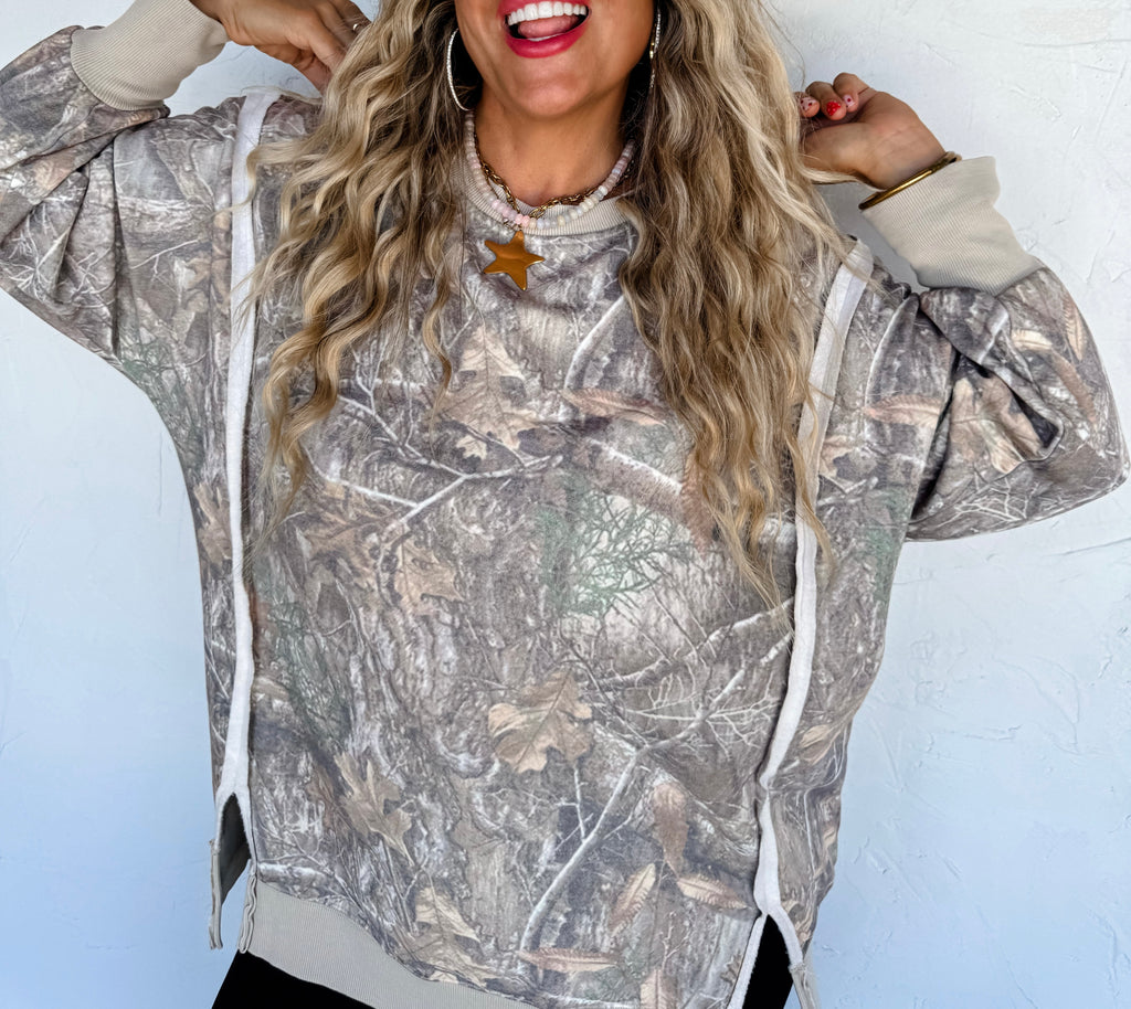 CAMO CLASSIC CREW PULLOVER