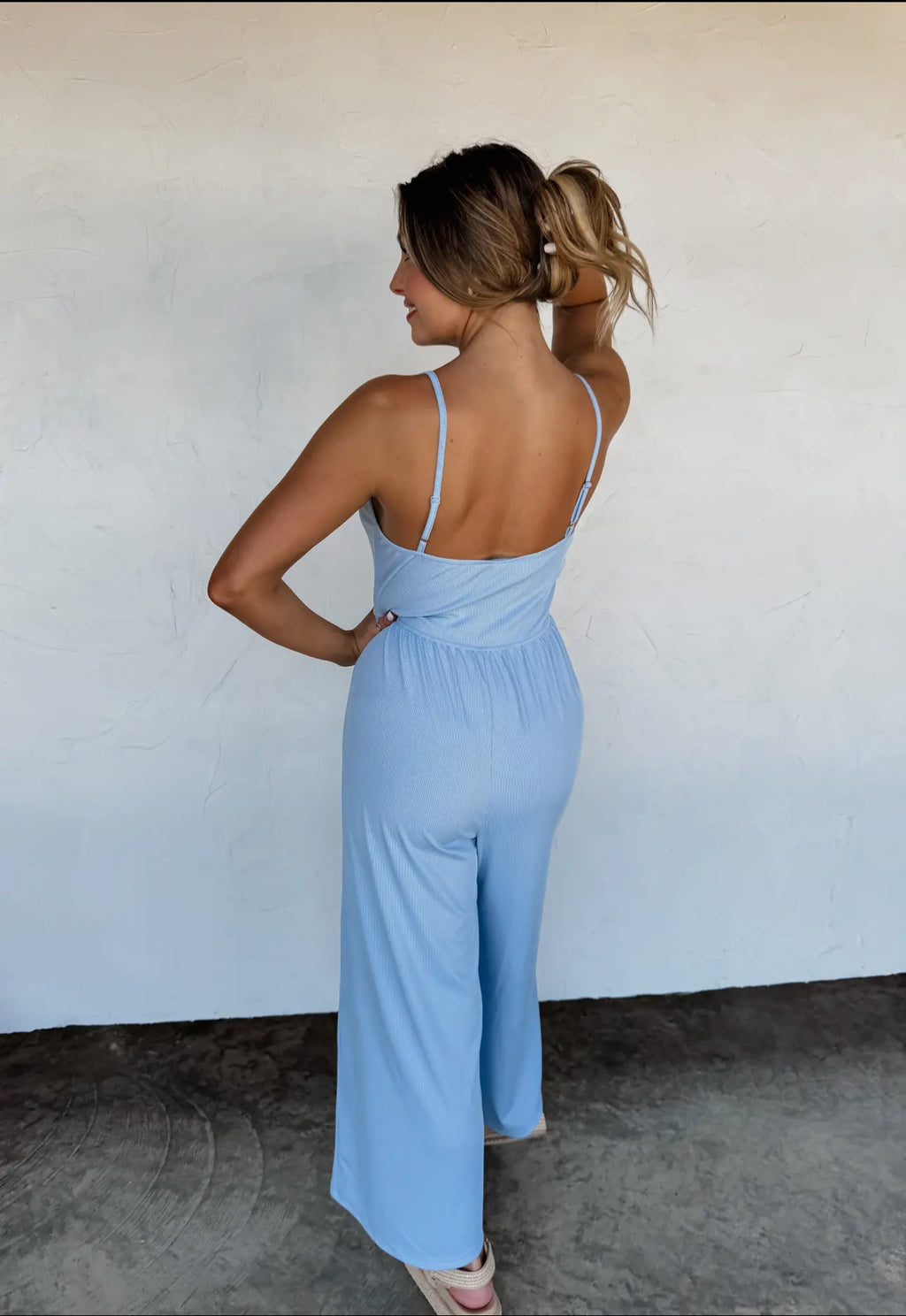 COOPER RIBBED ROMPER