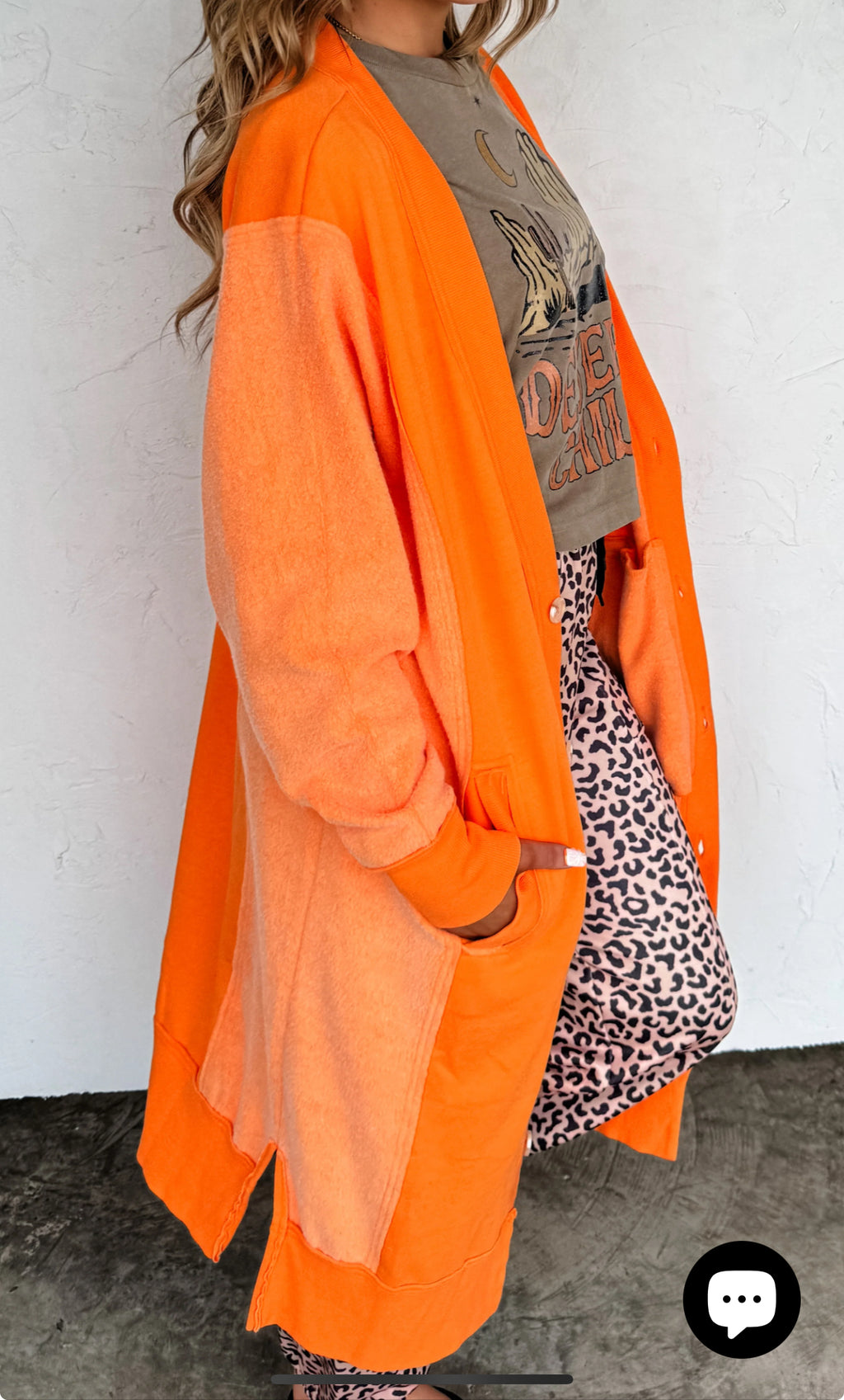 DESI SWEATSHIRT CARDIGAN