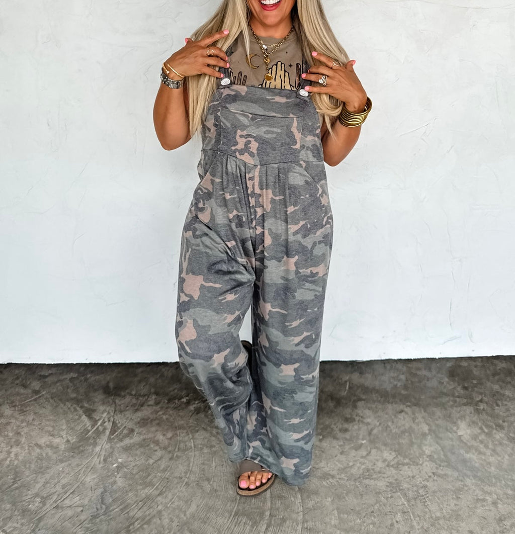 CAMO KARLI OVERALLS
