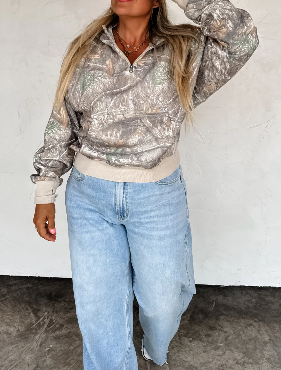 CAMO EASY DOES IT PULLOVER