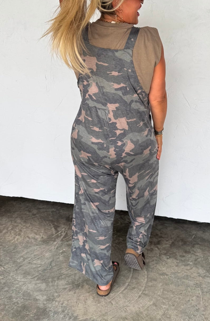 CAMO KARLI OVERALLS