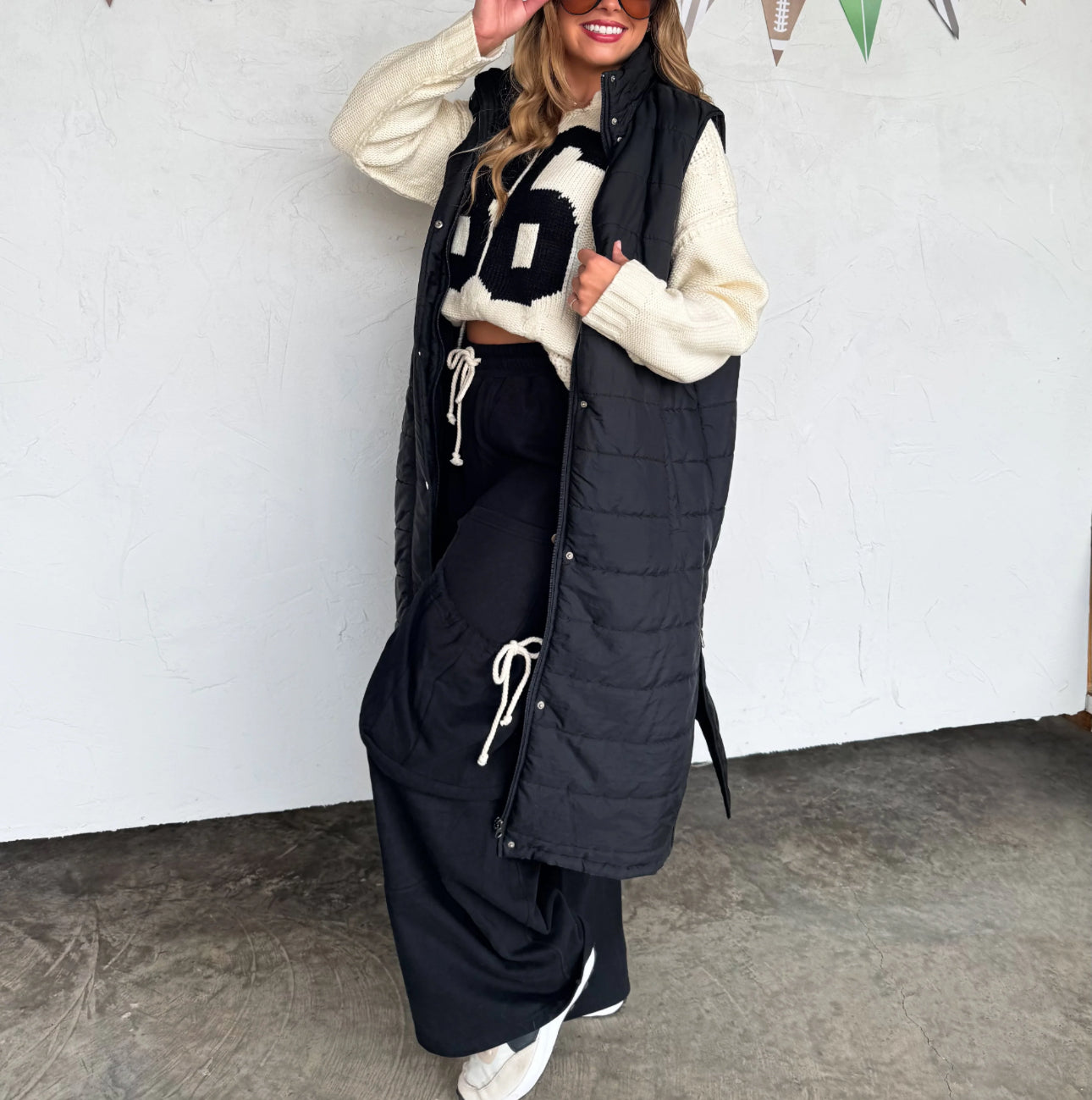 KENDALL LONG PUFFER VEST